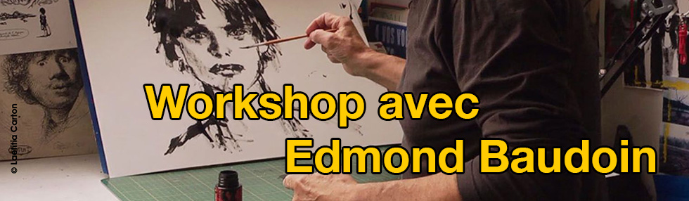 Workshop avec Edmond Baudoin